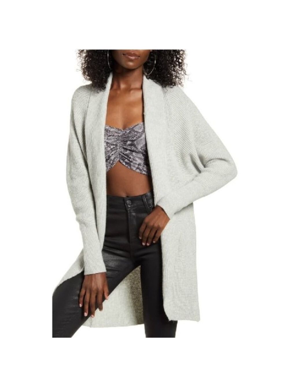 Leith Dolman Sleeve Long Cardigan